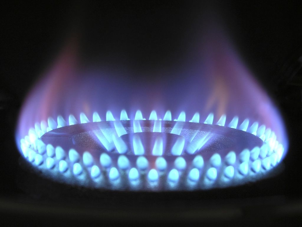 Gas appliances connected